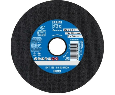 Круг отрезной Pferd EHT 125 - 1,0 SG INOX