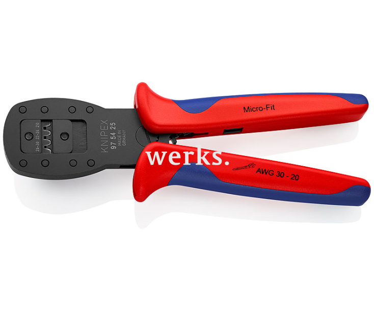 Обжимные клещи параллельного обжима для миниатюрных разъемов Micro-Fit Knipex KN-975425