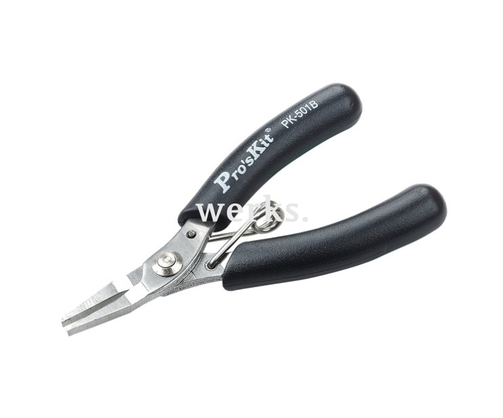 Микроплоскогубцы нерж. прециз. антистатик ProsKit 1PK-501B
