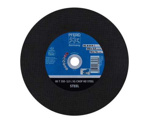 Круг отрезной Pferd 80 T 350-3,0 L SG CHOP HD STEEL/32,0