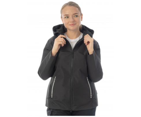 Женская летняя куртка-парка Brodeks KS238 черный (M)