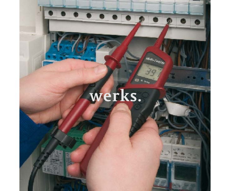 Тестер напряжения двухполюсный Testboy Profi III LCD