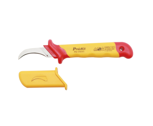Нож для зачистки кабеля ProsKit PD-V003C серповидный