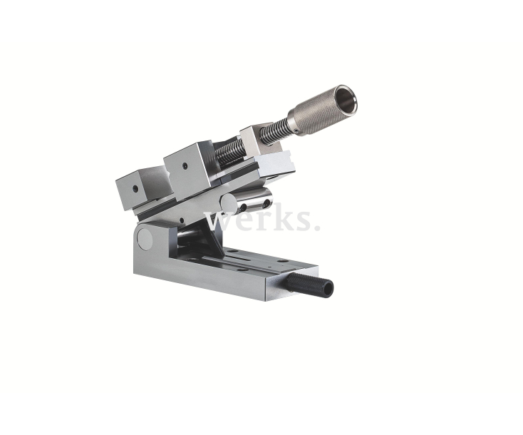 Прецизионные тиски PS-SV, размер 2, ширина губок 90, передняя поворотная ось Röhm 370779