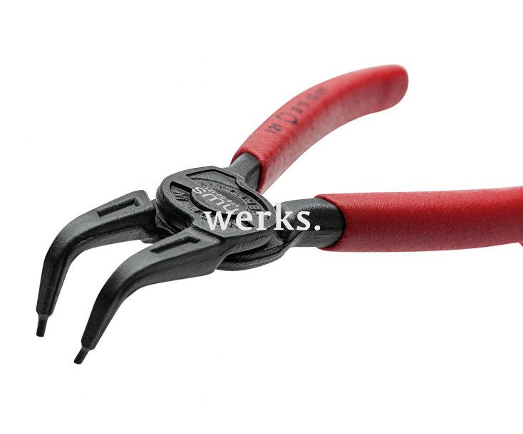 Съемник для внутренних стопорных колец 40-100 мм NWS 178-62-I31 с изогнутыми на 90° губками