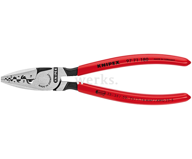 Инструмент для обжима контактных гильз Knipex KN-9771180