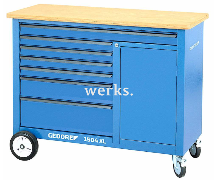 Верстак мобильный широкий 1504 XL Gedore 1988468