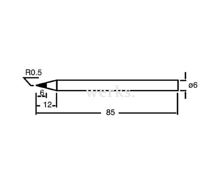 Жало для паяльника ProsKit SI-S120T-6B