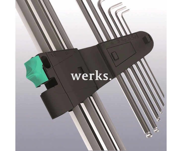 Набор Г-образных ключей, метрических, хромированных Wera 950/9 Hex-Plus 1 SB WE-073391