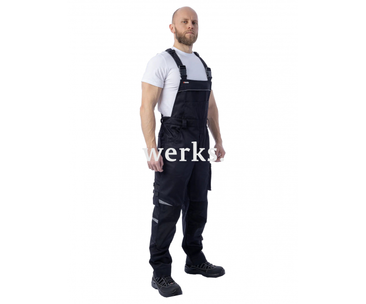 Полукомбинезон Brodeks KS402 черный (XXXL)
