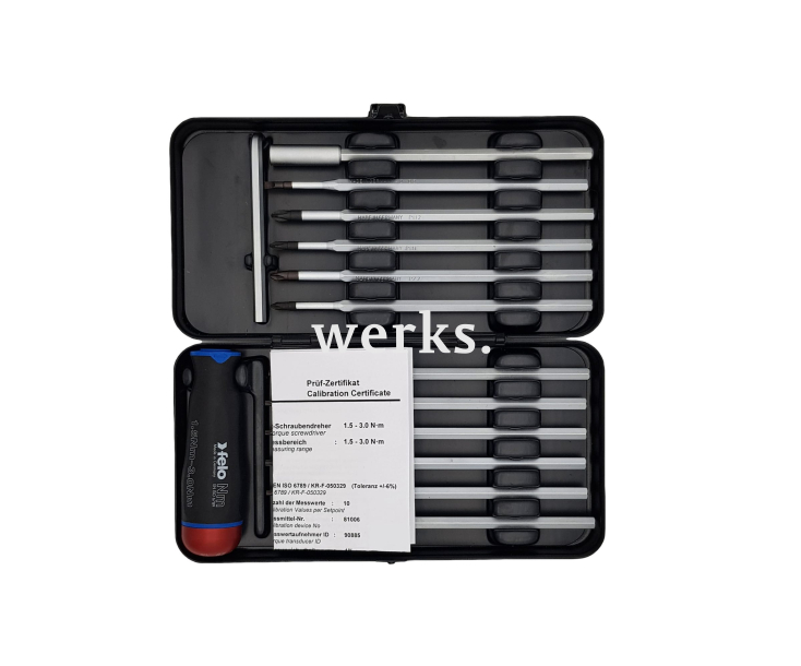 Набор с динамометр. отверткой 1.5-3.0 Нм и битами Felo SL PH PZ TORX PH/SL PZ/SL 12 предметов 10099716