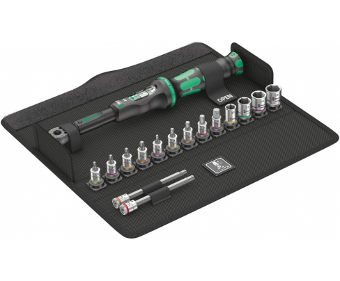 Набор торцевых головок с динамометрическим ключом Click-Torque A 5 Wera Bicycle Set Torque 1 WE-004180