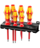 Набор отверток SL PH VDE + подставка Wera Kraftform 160 i/6 Rack WE-006145