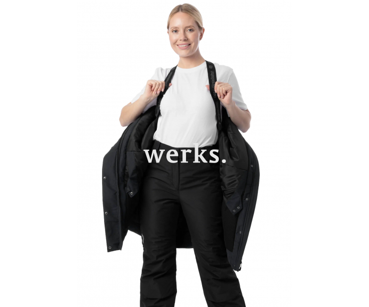 Зимняя женская куртка-парка Brodeks KW258 черный (S)