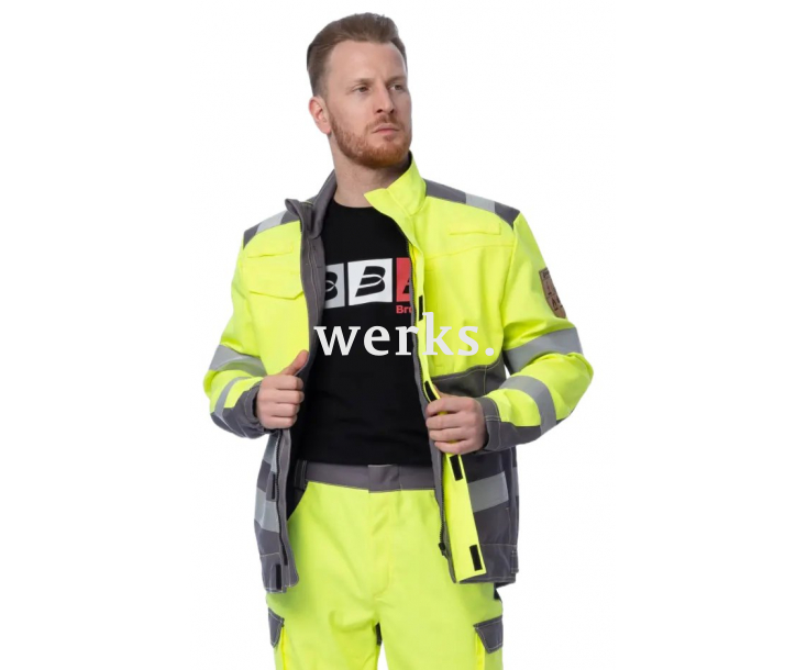 Мультизащитная куртка Brodeks MS28-61 желтый/серый (S)