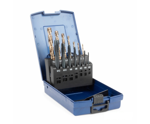 Набор машинных метчиков B HSSE VAP DIN371/376 M3-M10/M12 14 предметов GSR BRB08403027