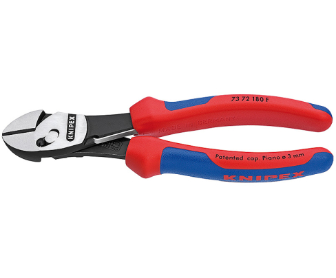 KNIPEX TwinForce кусачки боковые высокой мощности с раскрывающей пружиной KN-7372180F
