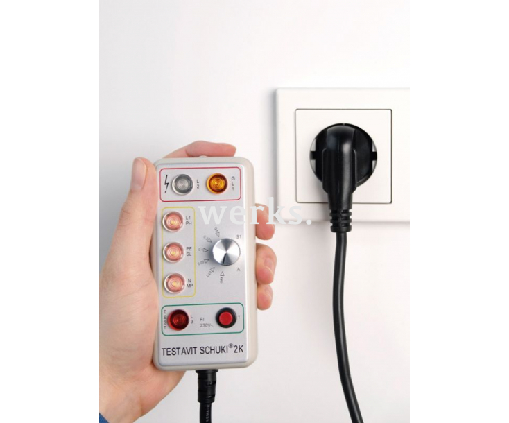 Тестер розеточный Testboy Testavit Schuki 2K