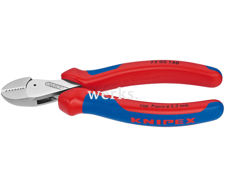KNIPEX X-Cut компактные кусачки боковые с высокой передачей усилия KN-7305160