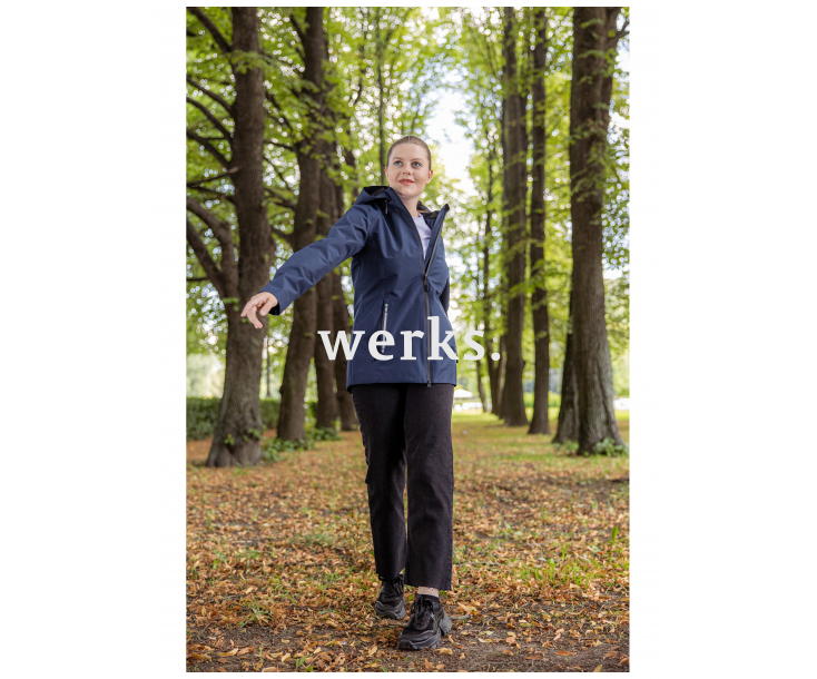 Женская летняя куртка-парка Brodeks KS 238 синий (XXL)