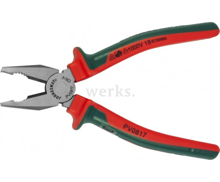 Пассатижи диэлектрические VDE 200 мм Jonnesway PV0818