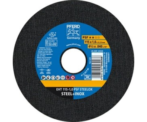 Круг отрезной Pferd EHT 115 - 1,0 PSF STEELOX