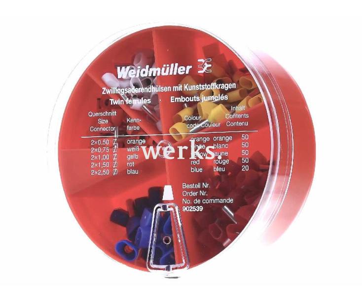 Набор кабельных наконечников ZH-BOX 0,5-2,5 QMM Weidmüller 9025390000