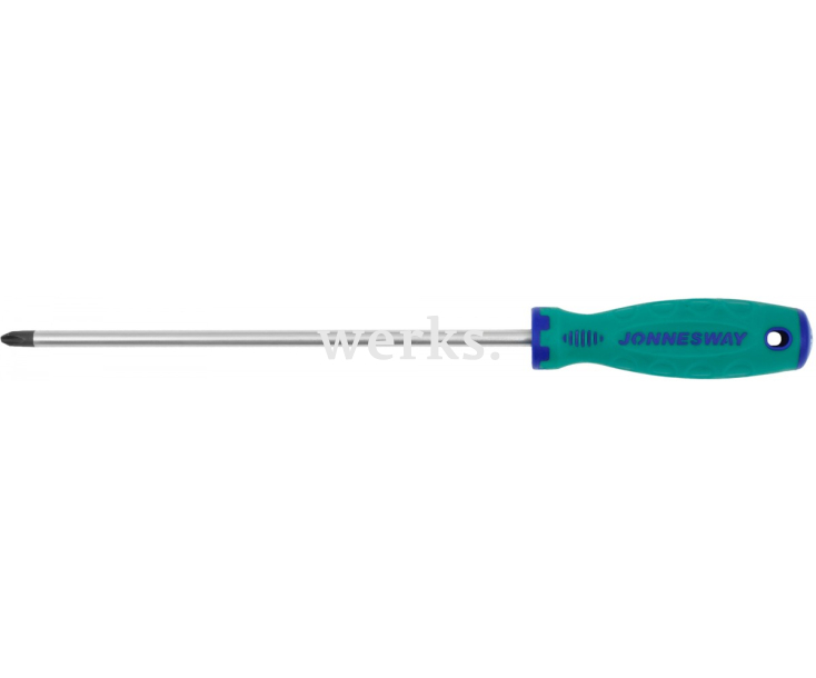 Отвертка крестовая Phillips PH3 x 350 Jonnesway ANTI-SLIP GRIP D71P3250
