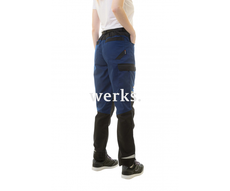 Женские рабочие брюки Brodeks KS328 синий/черный (42)