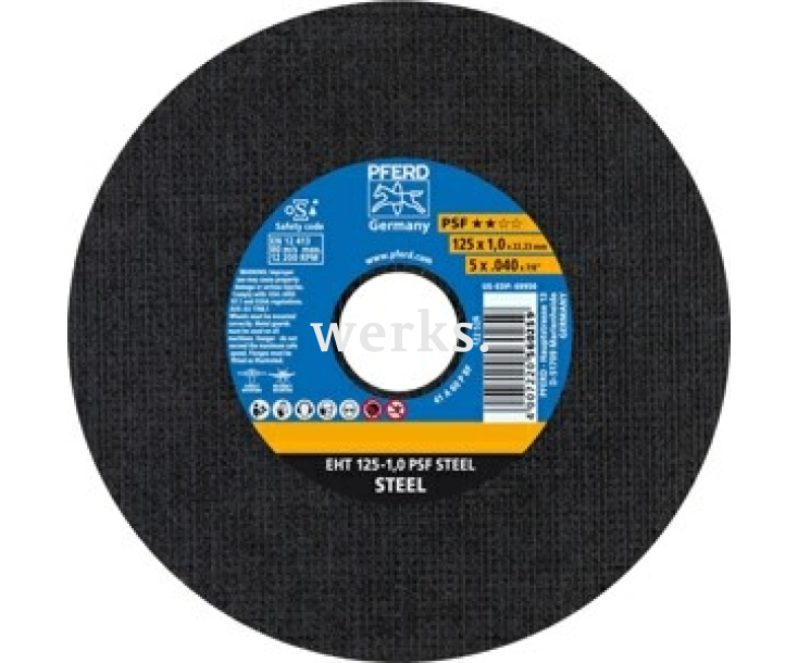 Круг отрезной Pferd EHT 125 - 1,0 PSF STEEL
