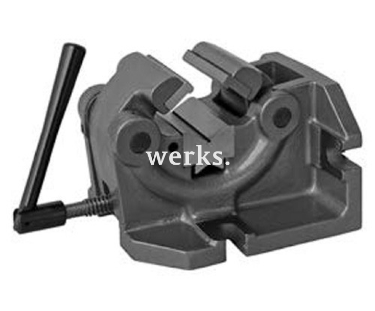 Машинные тиски для зажима круглых заготовок 6546-100 Bison 326545130000