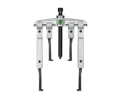 Универсальный двухзахватный съёмник с узкими захватами,  в наборе KUKKO 20-20-SP