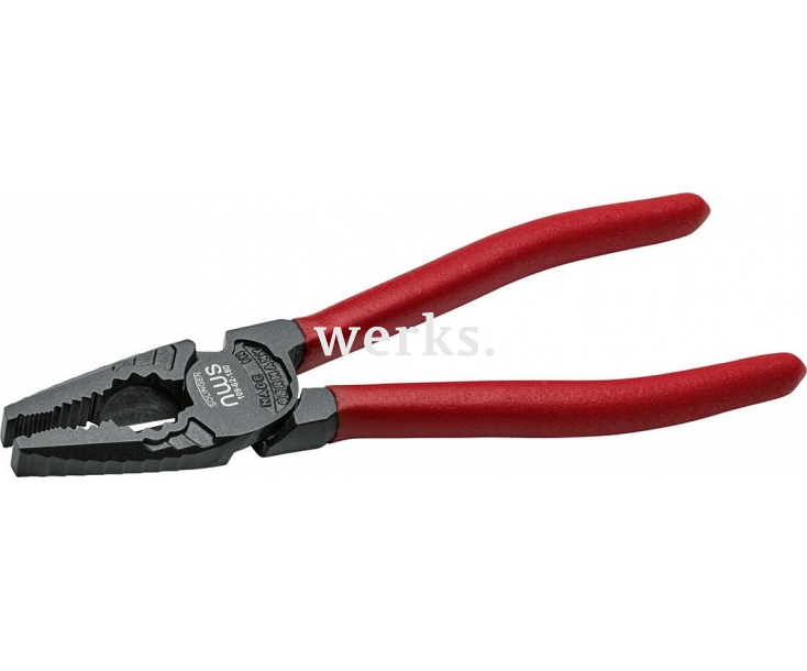 Пассатижи комбинированные силовые CombiMax 205 мм NWS 109-62-205 с покрытием TitanFinish и обливными рукоятками