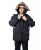 Зимняя куртка-парка Brodeks KW 204 черный с опушкой (XXXXL)