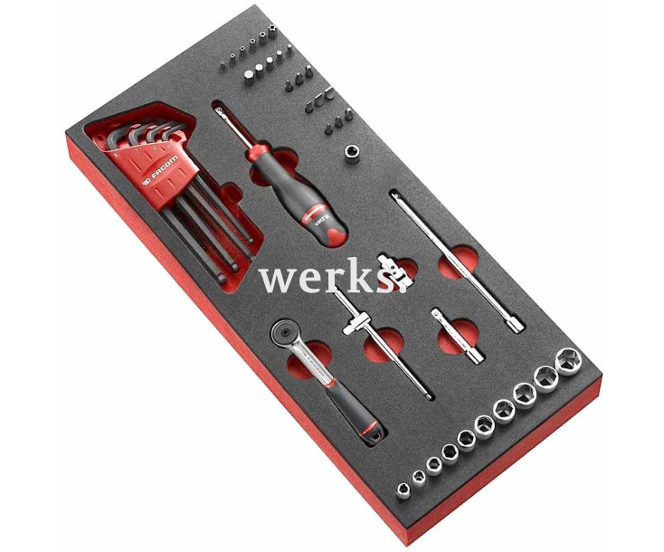 Набор бит и торцовых головок 46 предметов Facom MODM.R161-36