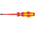Отвертка Phillips Wera Kraftform 162 iS VDE WE-006450 PH 1 х 80 изолированная крестовая уменьшенный Ø рабочего конца