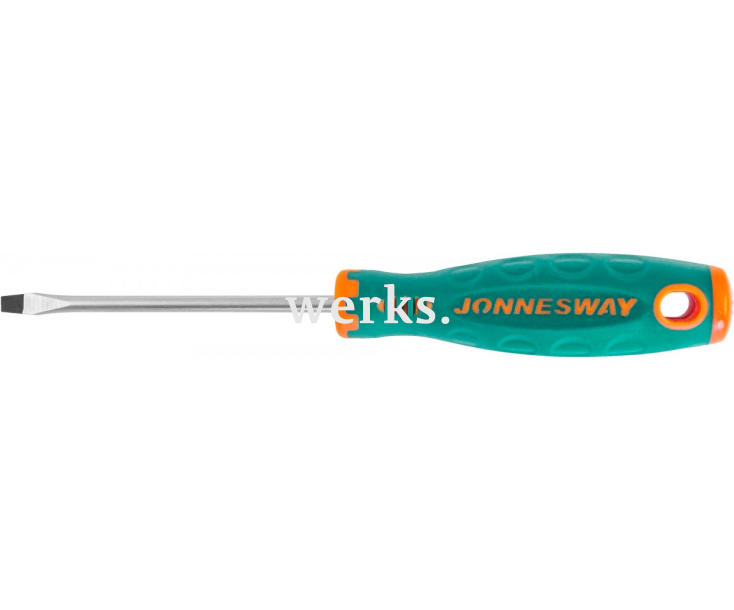 Отвертка шлицевая SL4 х 80 Jonnesway ANTI-SLIP GRIP D71S480