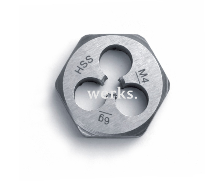Шестигранная плашка DIN 382 HSS BSP 1/8-28 Werks W.1104040