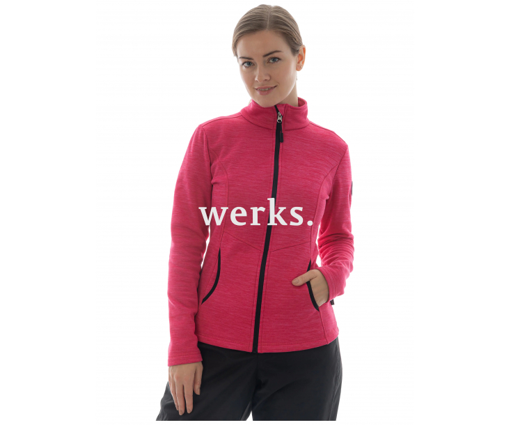 Женская толстовка флисовая Brodeks KS244 cation розовый (XXL)