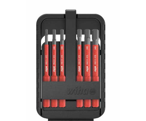 Набор бит VDE Wiha slimBit electric slimVario HEX 2831 43156, 6 предметов