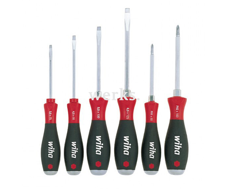 Набор ударных отверток Wiha SoftFinish 530 HK6 21250 шлиц Phillips шестигранное жало