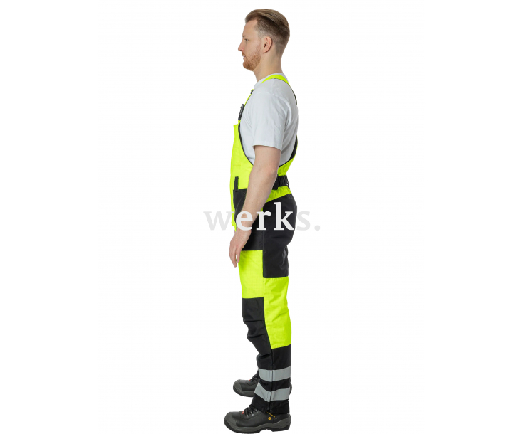 Зимний мультизащитный полукомбинезон Brodeks MW48-83В желтый/черный (XXXL)