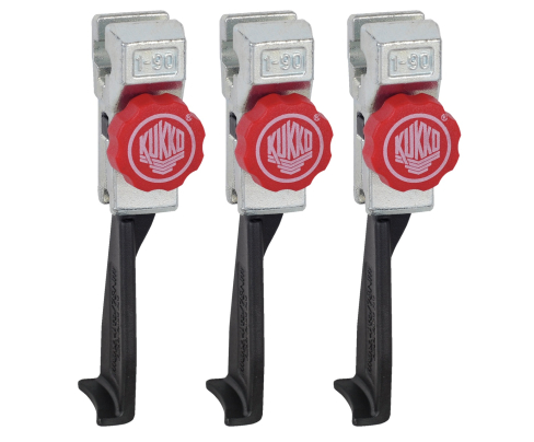 3 узких захвата с быстрой регулировкой (комплект) KUKKO 3-303-S