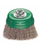 Щетка чашечная гофрир. нерж. Ø100 мм Lessmann 426 367