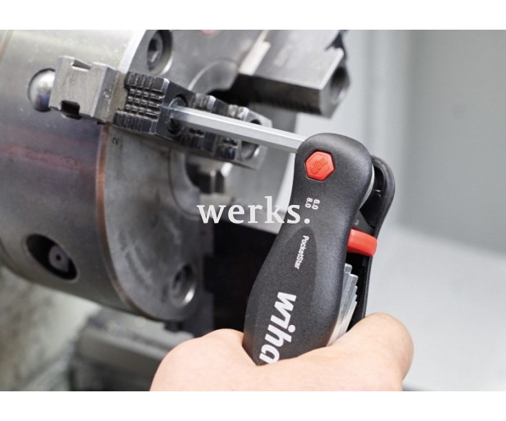 Футляр-рукоятка для шестигранников со сферической головкой Wiha Mini PocketStar MagicRing 369R P7 23031 7 предметов