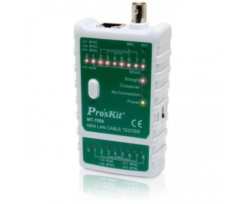 Тестер кабельный компактный ProsKit MT-7058 