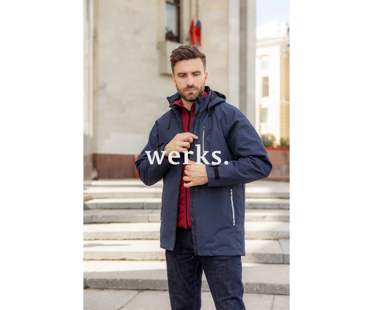 Летняя куртка-парка Brodeks KS213 синий (L)