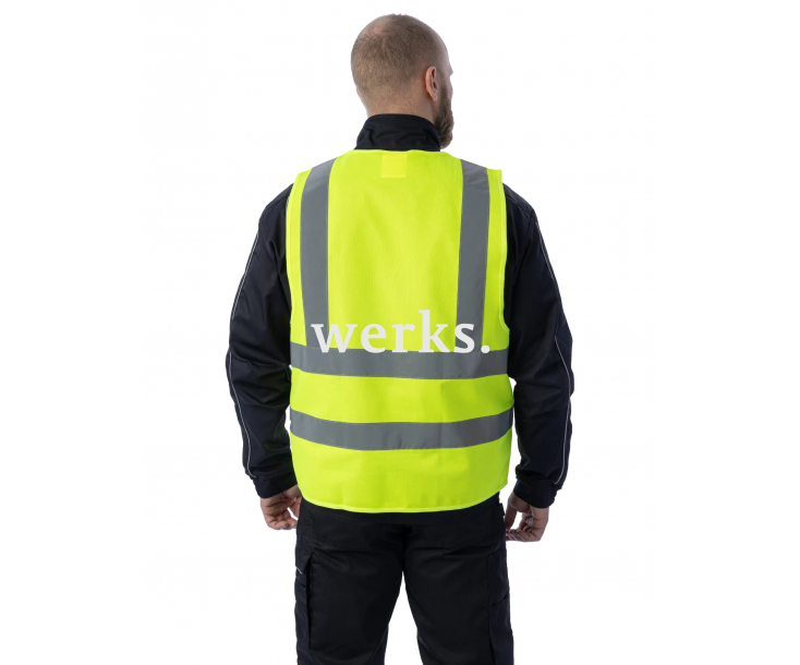 Сигнальный жилет Brodeks KM125 желтый (S-M)