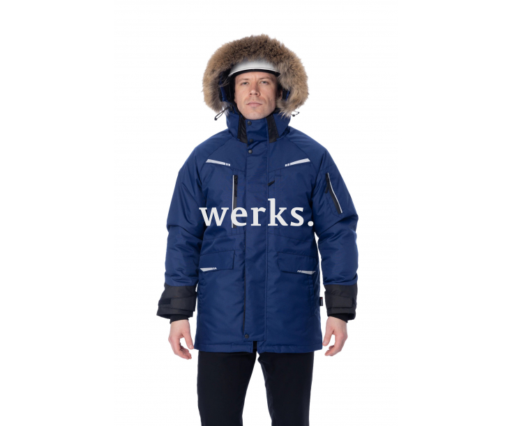 Зимняя куртка-парка Brodeks KW215 синий (S)