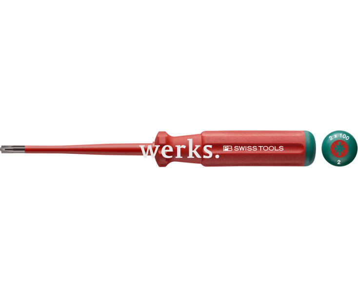 Отвертка диэлектрическая Xeno PZ/SL VDE PB Swiss Tools PB 5180.SL 2-100 1 x 6